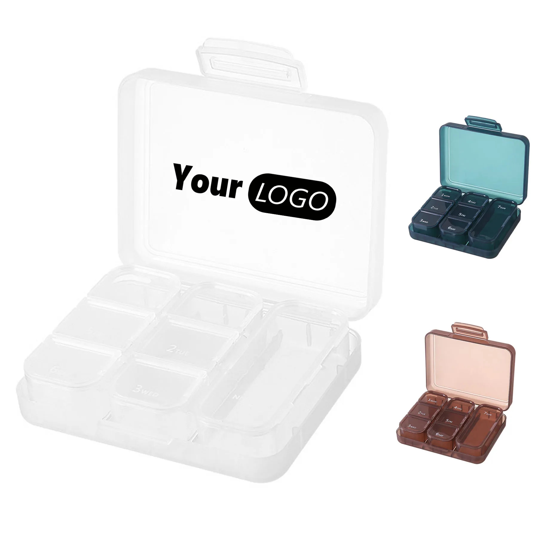Portable Multi Grid Pill Box 3