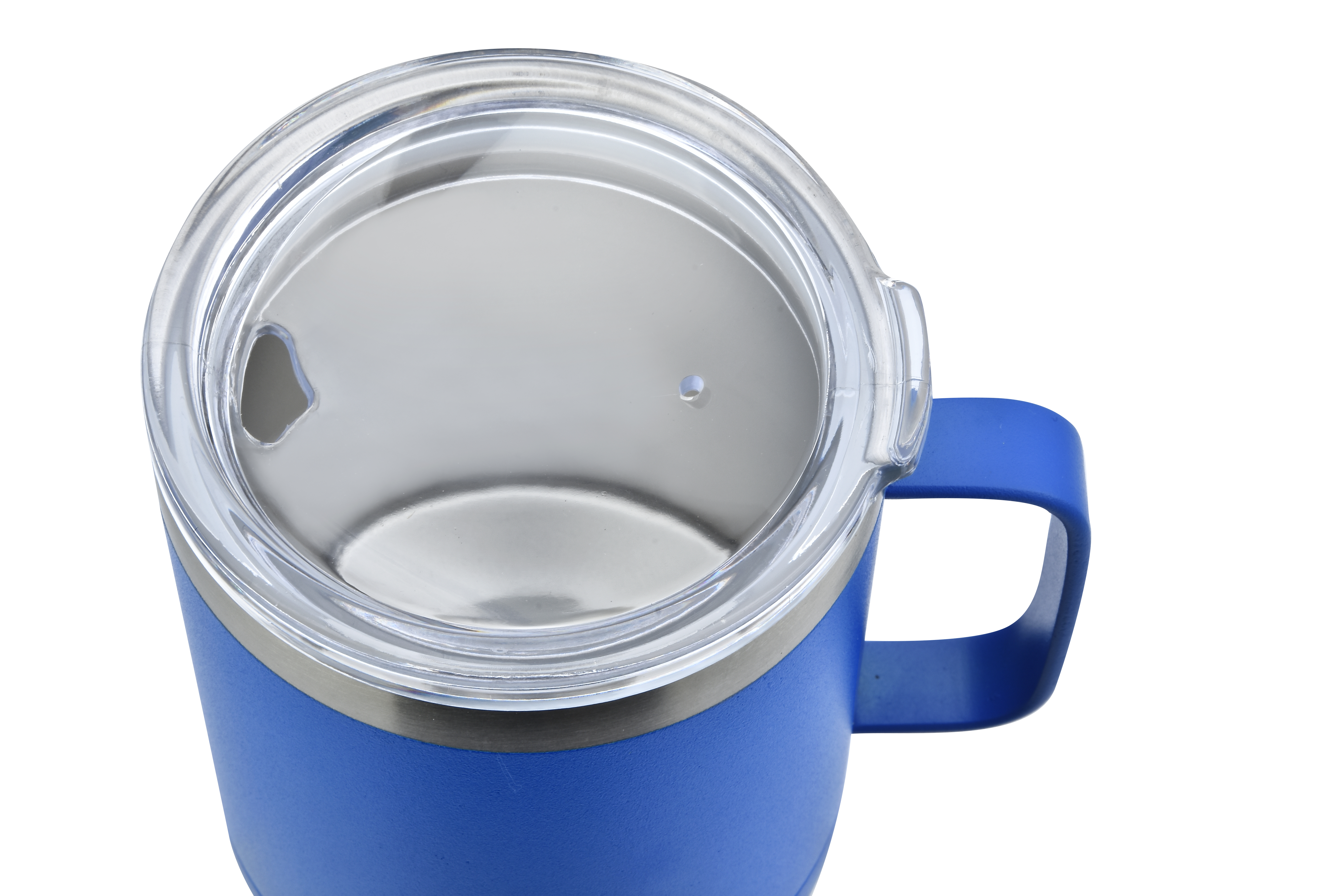 Endura 14oz Double Wall Mug with SS Outer, Plastic Liner and Handle with Ringneck 22