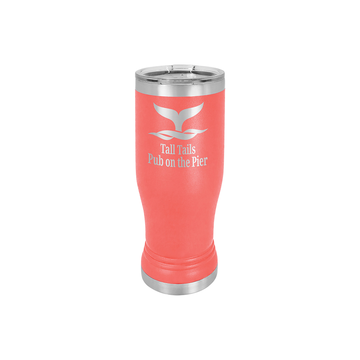 Polar Camel 14oz Stainless Steel Pilsner w/ Clear Lid 34