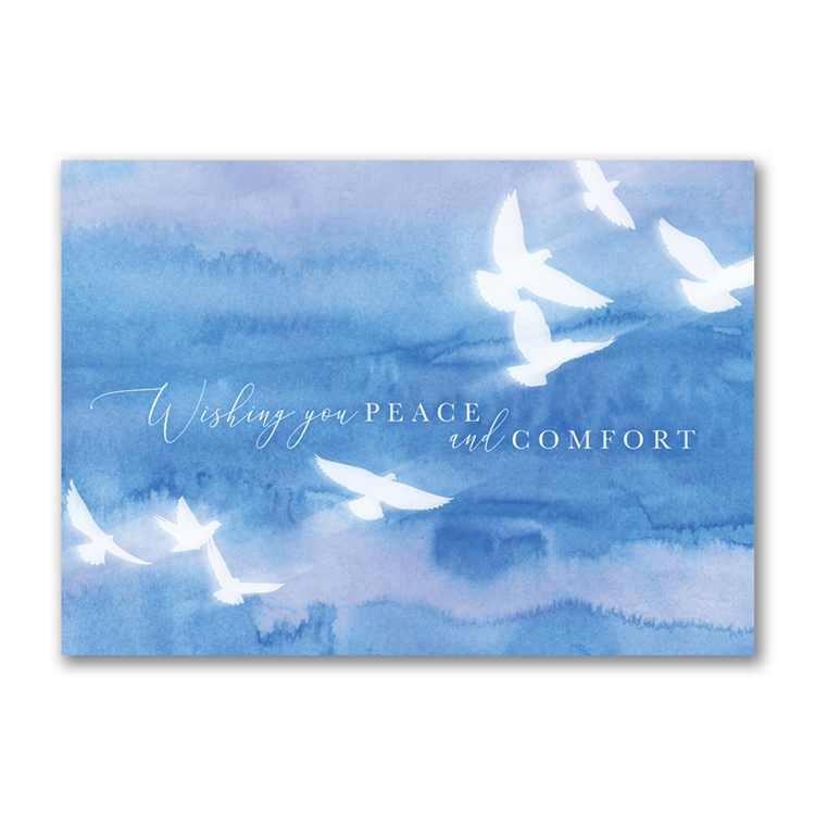 Peace and Comfort Sympathy Card 2