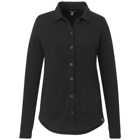 RIGI Eco Knit Button Cardi - Women's, custom women's shirt with logo imprint 34