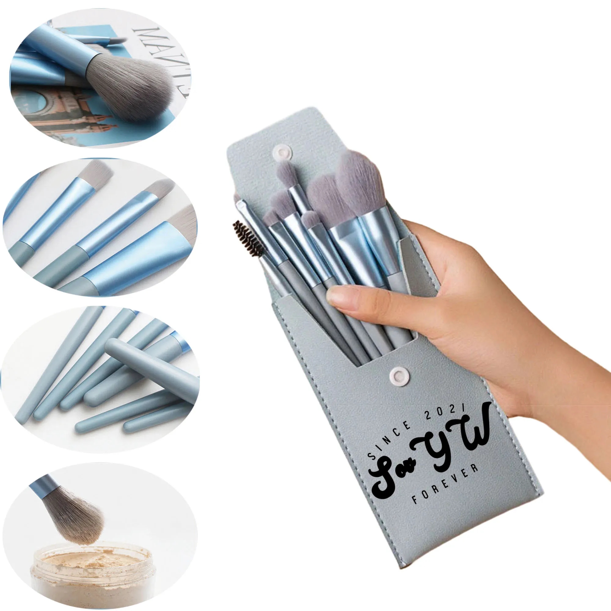 8pcs Makeup Brush Set 3