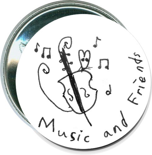 Music and Friends Button 2