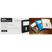 FSC® Recycled 5" x 7" Star Spiral Notebook with Pe 208