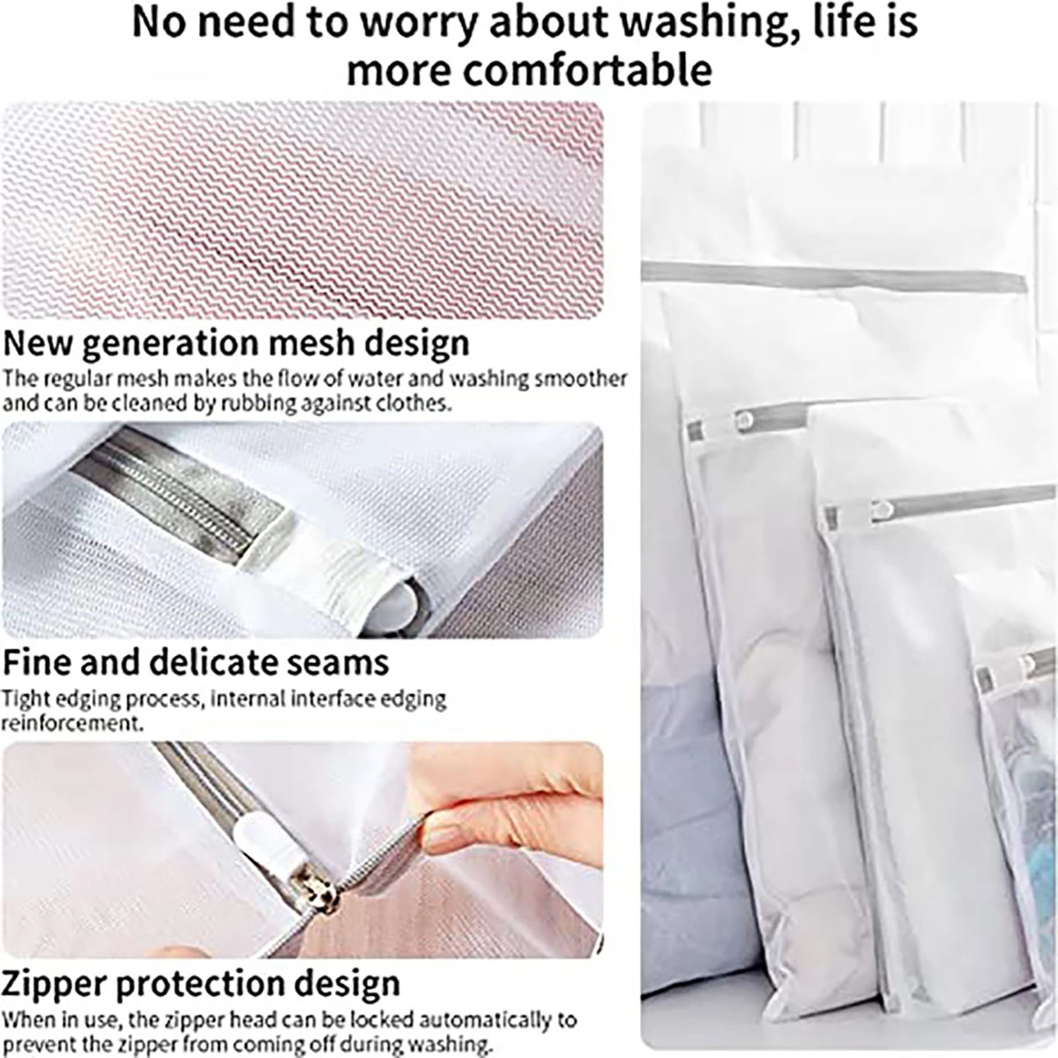 Reusable Laundry Mesh Wash Bag 4