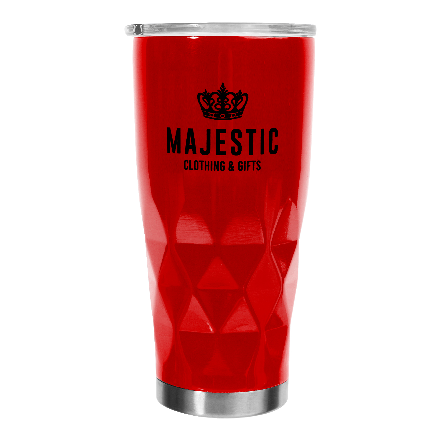 20 oz. Diamond Stainless Steel Travel Mug (1 Color Imprint) 5