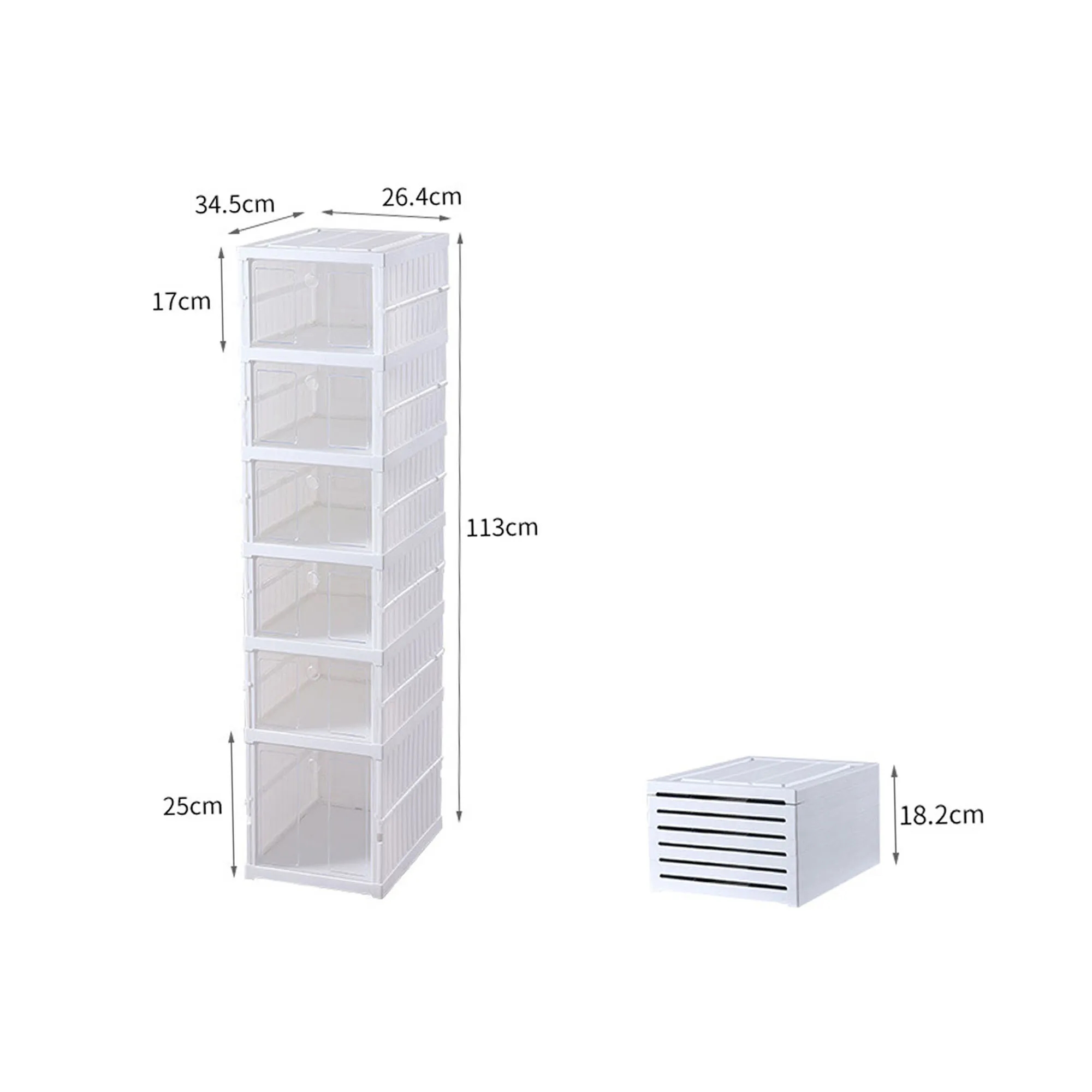 6-Tier Foldable Shoe Storage Rack 2