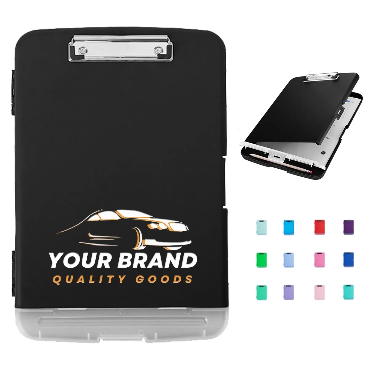 Office High Capacity Folder Side-Opening Storage Clipboard 2