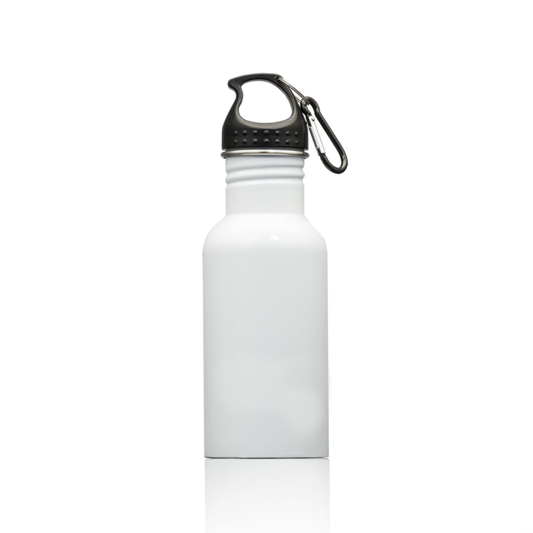 Wide Mouth Bottle with Carabiner - 16oz 18