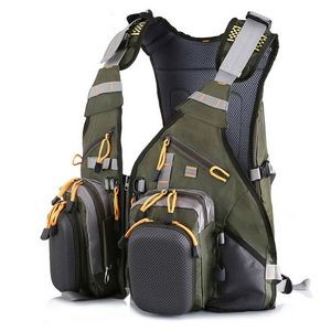 Fly Fishing Vest Multi Pockets Backpack 3