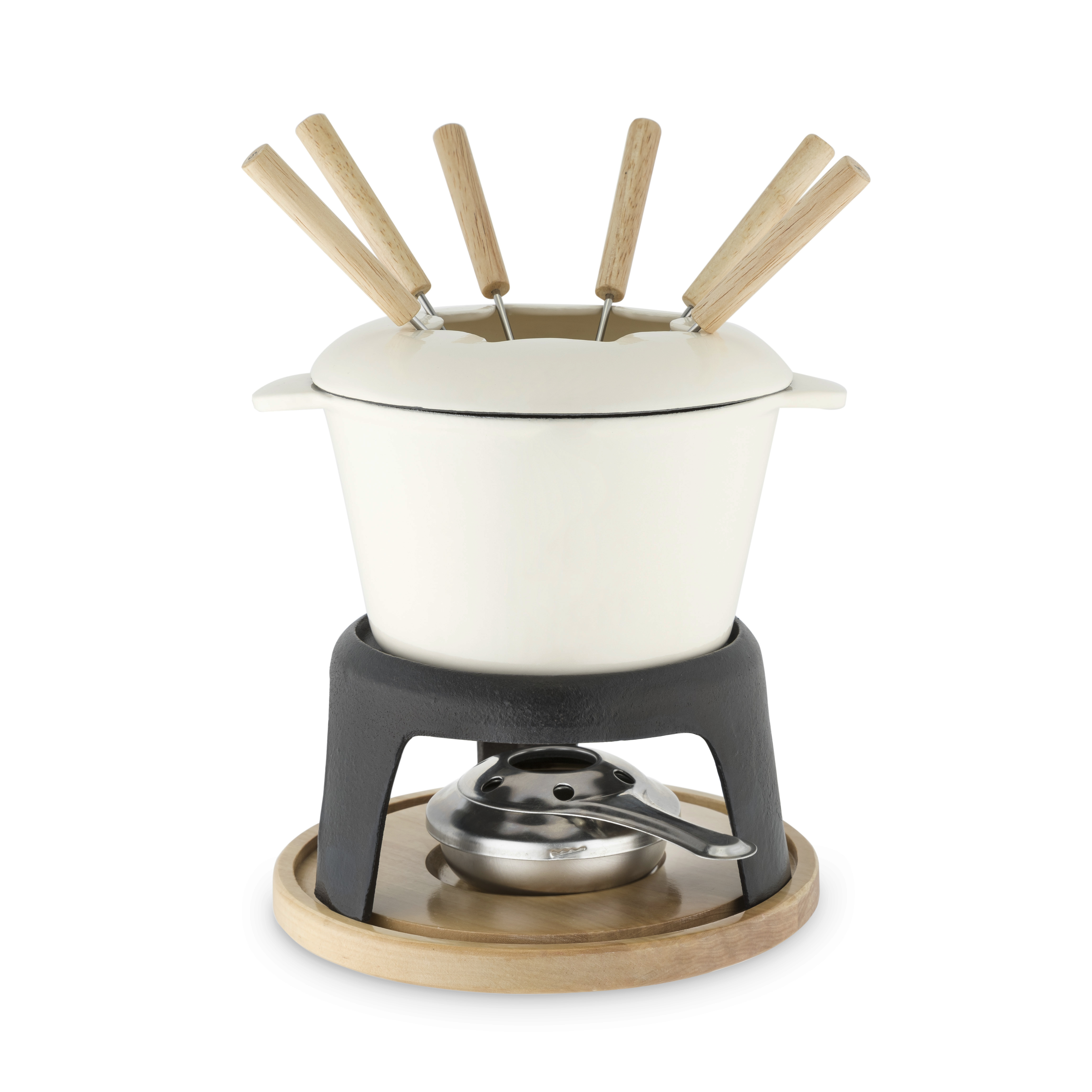 Twine Living® Cast Iron Fondue Set 6