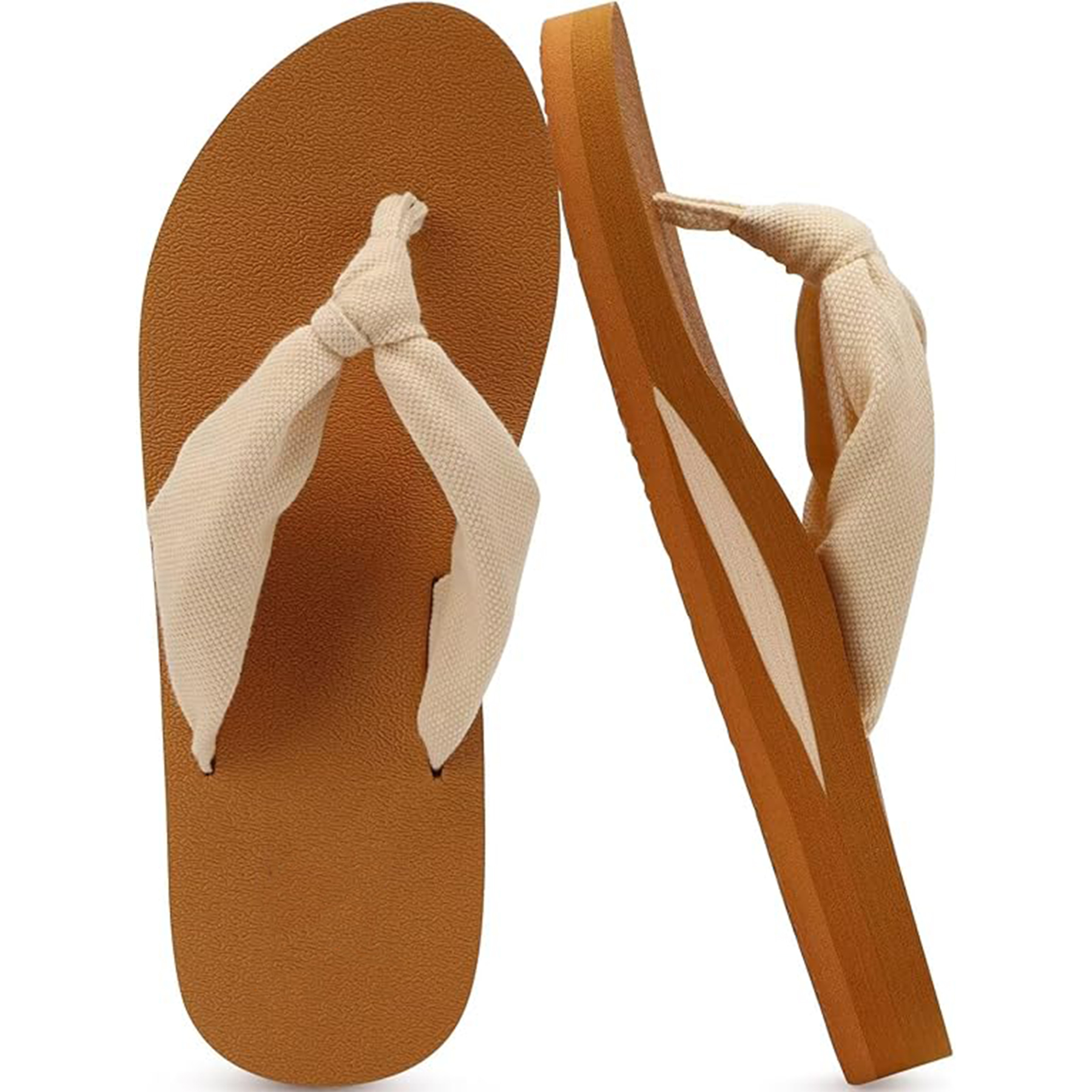 Women's Yoga Mat Leather Flip Flops 2