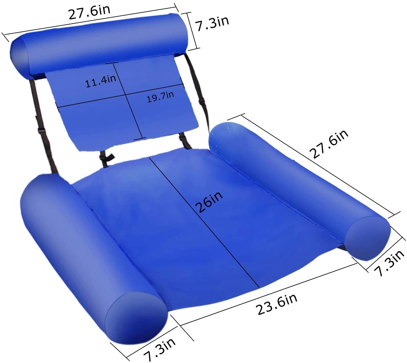 Inflatable Water Hammock Pool Float Bed Lounger Chair Drifte 3