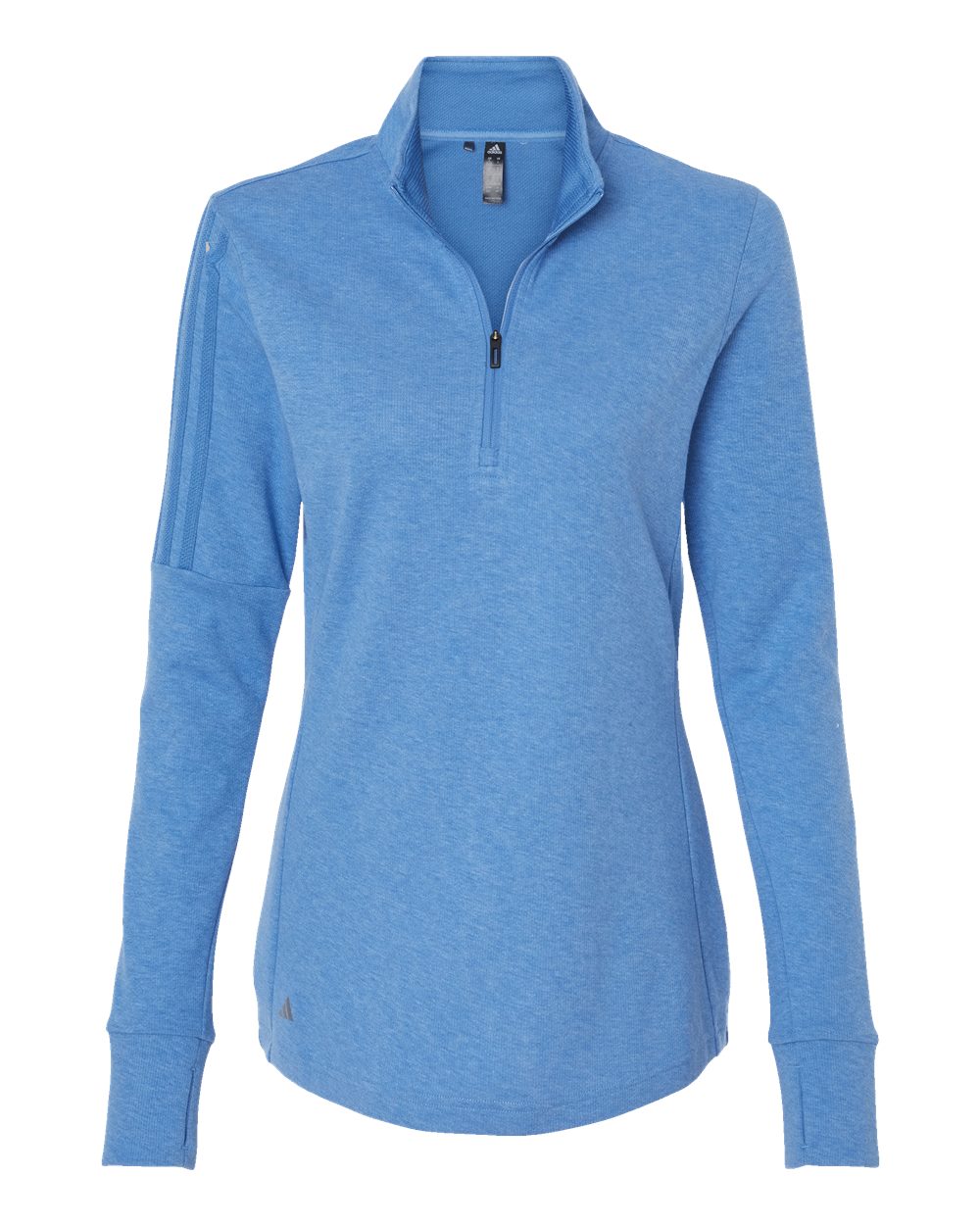 Women's 3-Stripes Quarter-Zip Sweater Pullover - A555 47