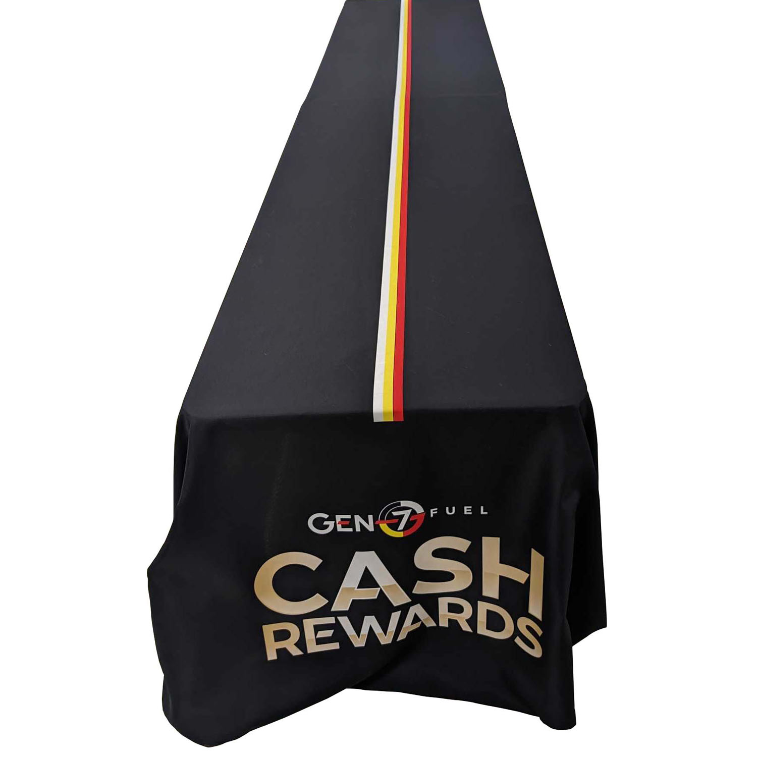 24 Hr Express Ship - Sublimated Table Cloth for 12' table (or 2 x 6' tables combined), Closed Back 7