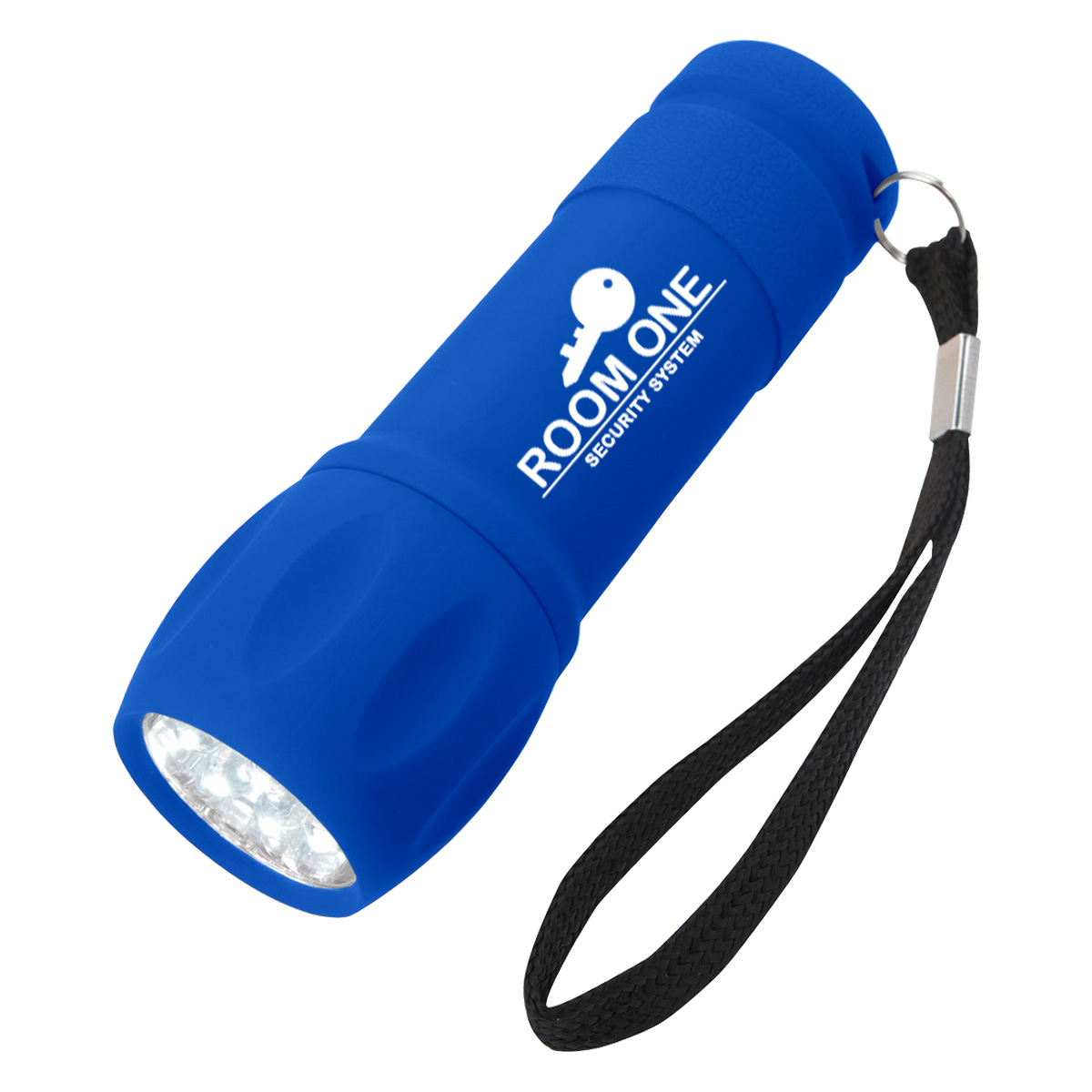 Rubberized Torch Light With Strap 16