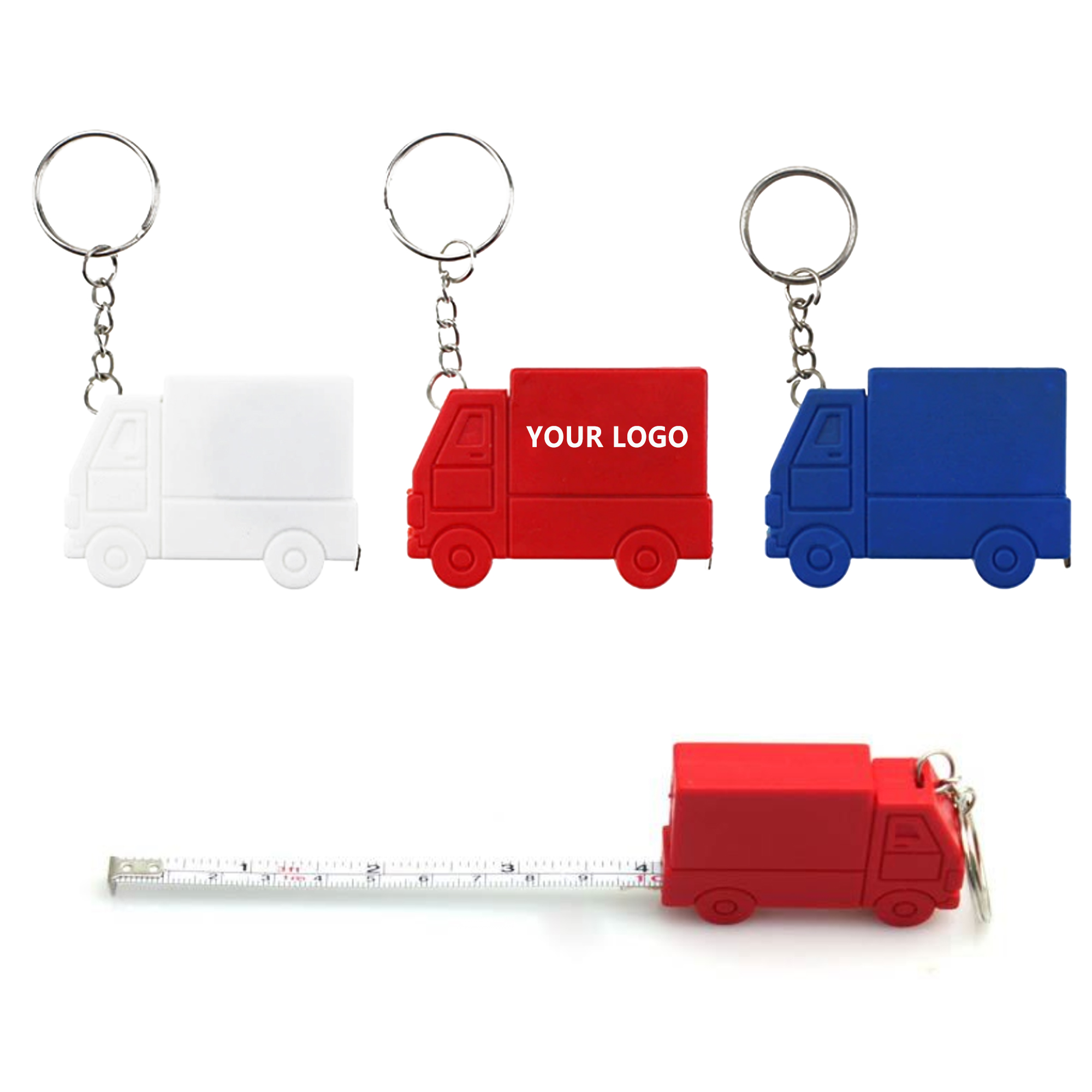 Car Shape Tape Measure Keychain 2
