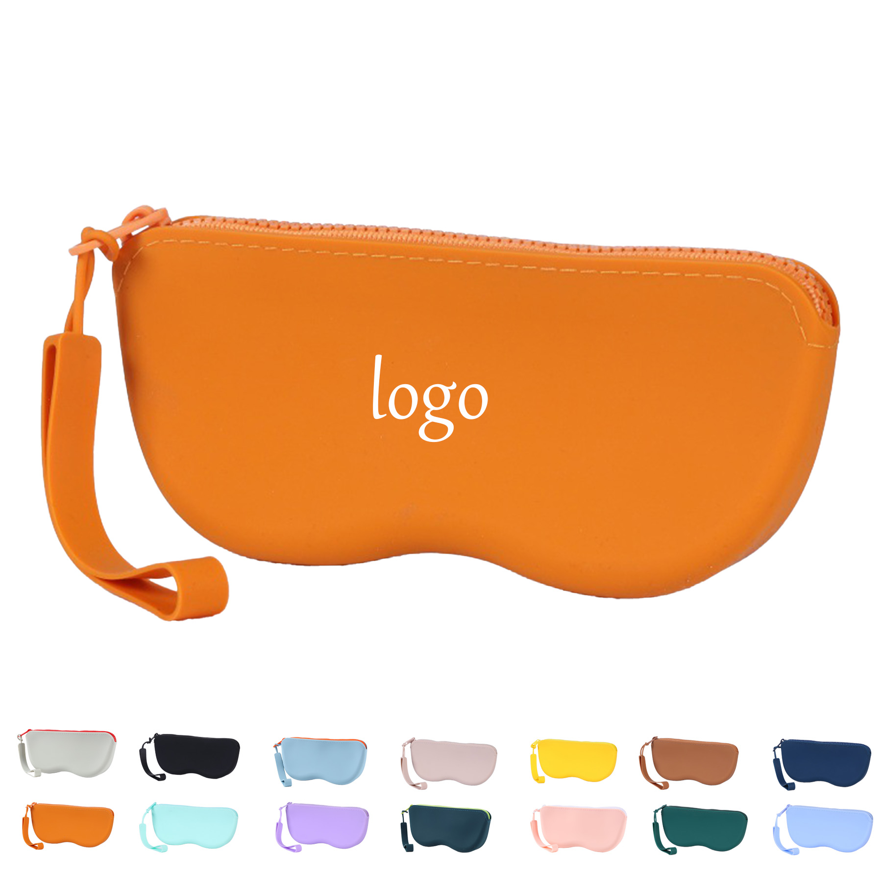 Silicone Zipper Eyeglass Case 3