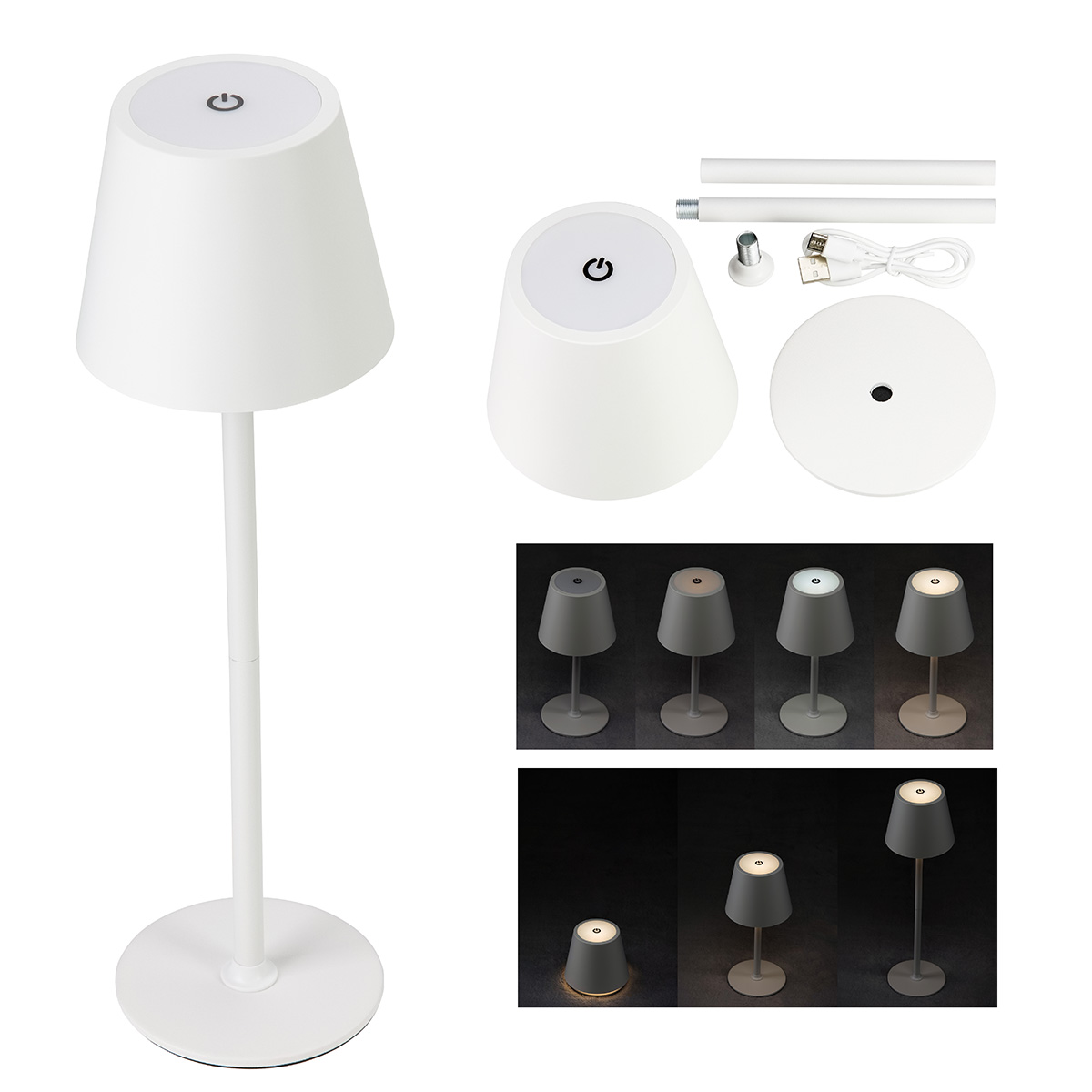 Illume Rechargeable Touch-Control Mini Desk Lamp 6