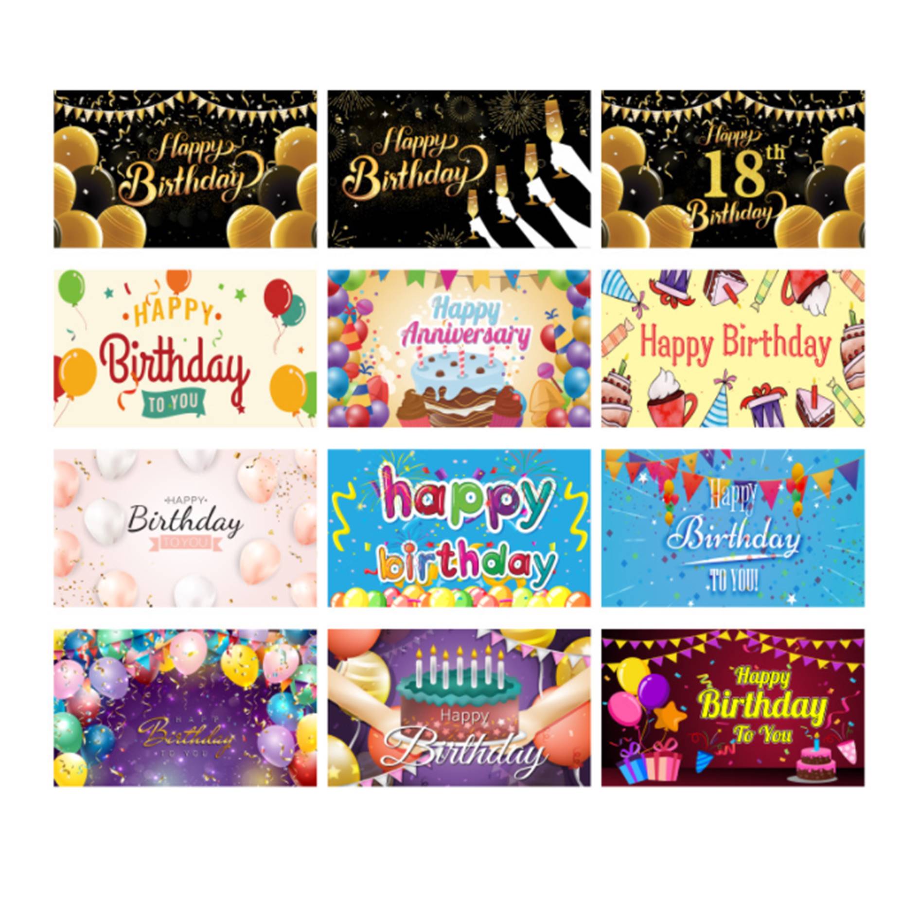 Custom Birthday Party Decoration Banner 4