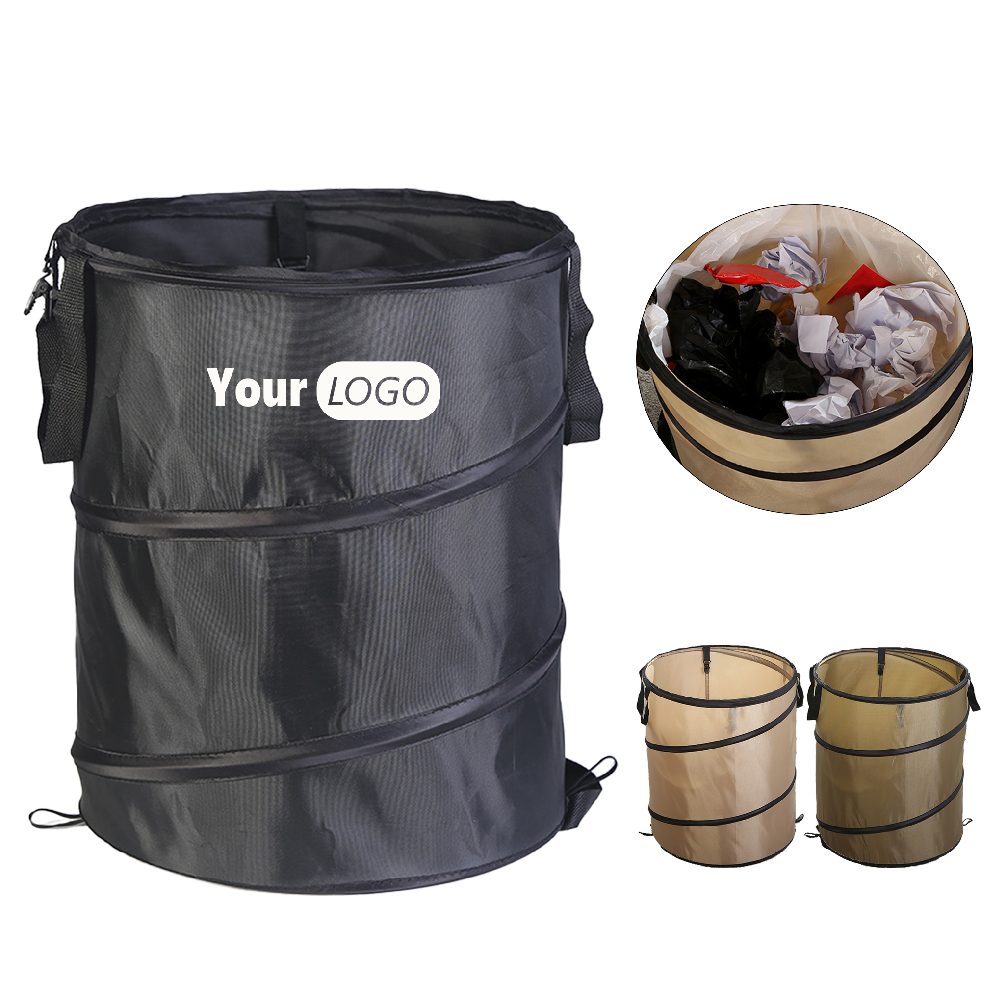 Oxford Outdoor Folding Trash Can 1
