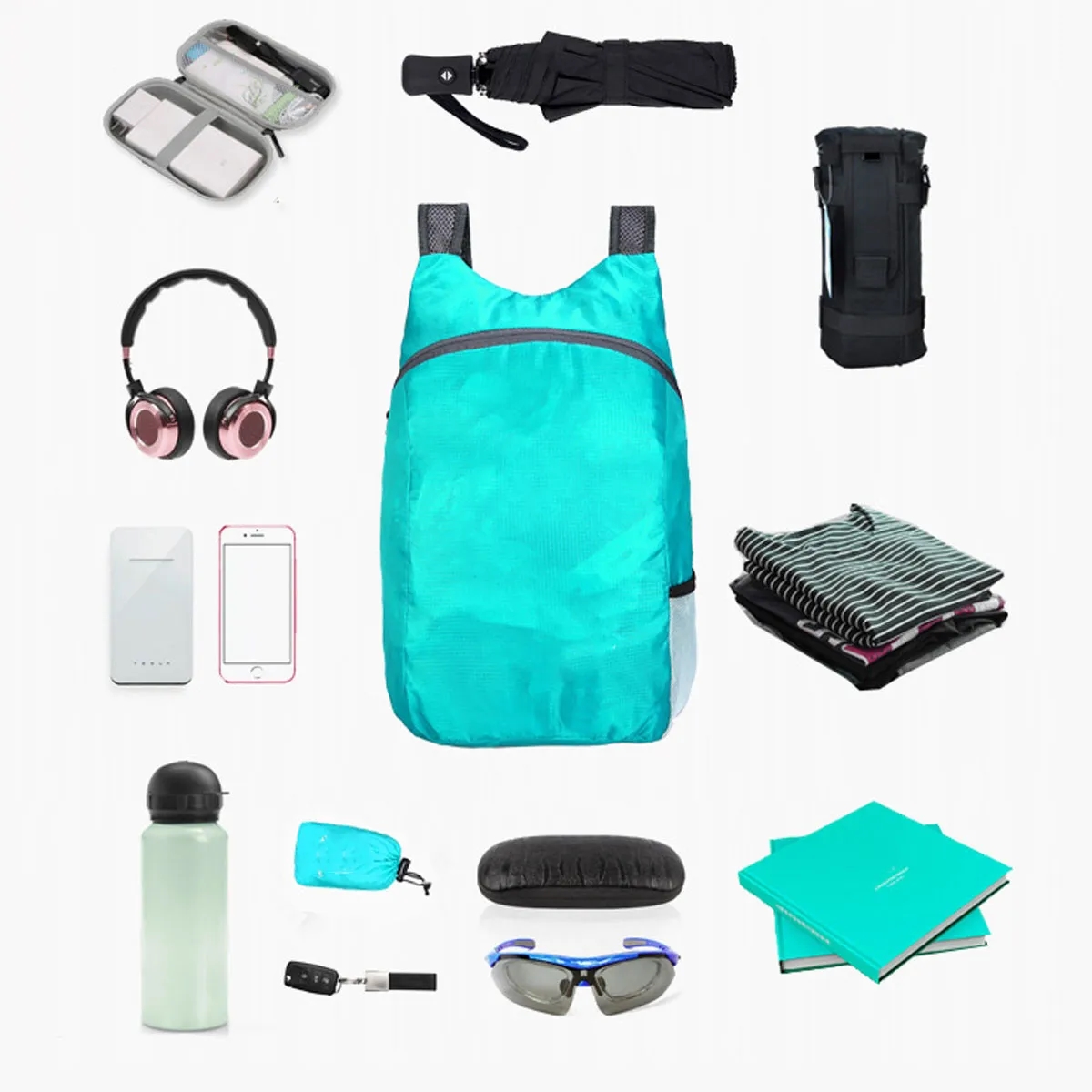 Outdoor Water Resistant Lightweight Packable Backpack 2
