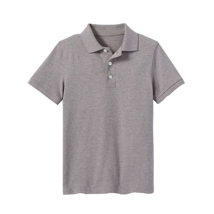 Uniform Polos - 2XL Heather Gray Short Sleeve 2