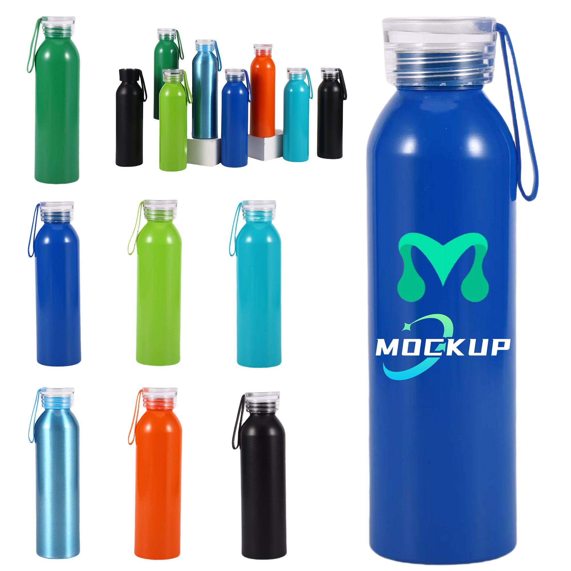 Travel 20oz. Bottle with Silicone Carrying Strap 4