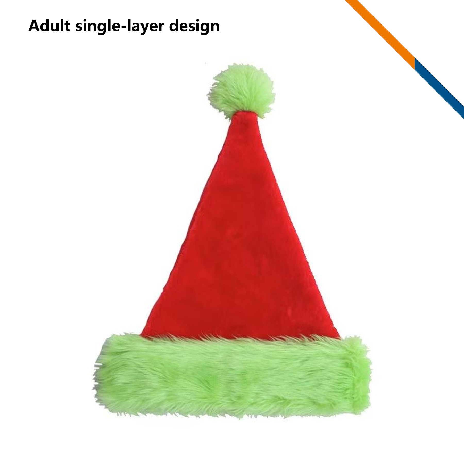 CheerTop Fluffy Santa Hat 1