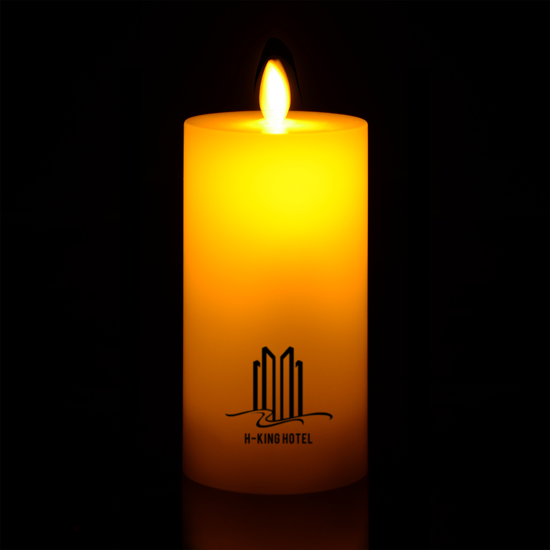 6" x 3" Flickering Luxury Moving Wick Faux Candle 3