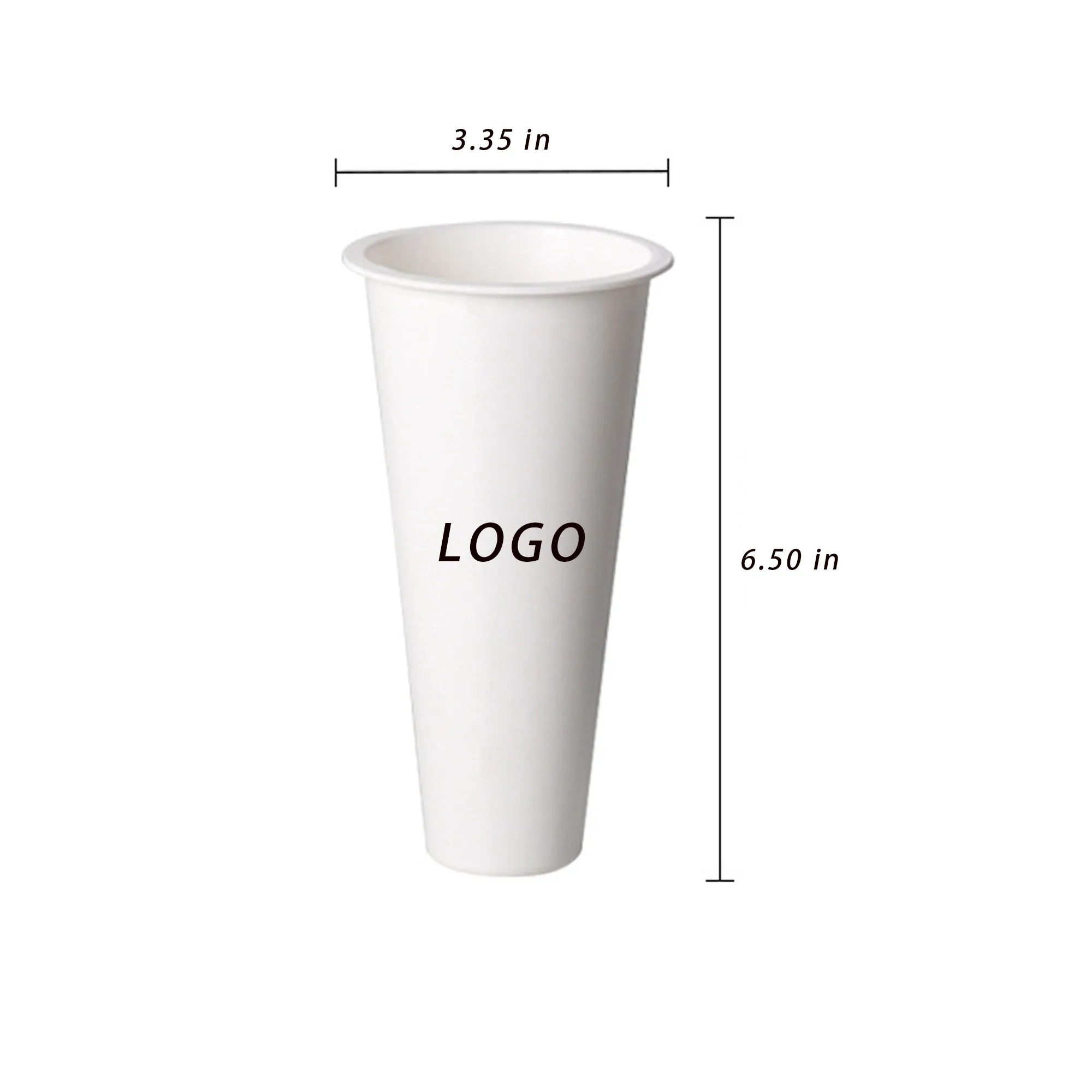 Plastic Flower Pot With Logo For Planting 3