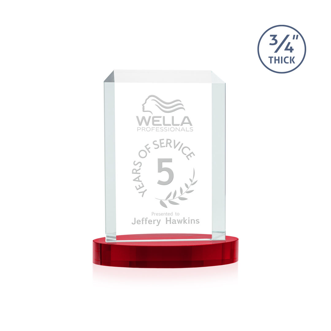 Dalton Award on Alberton Base - Red 2