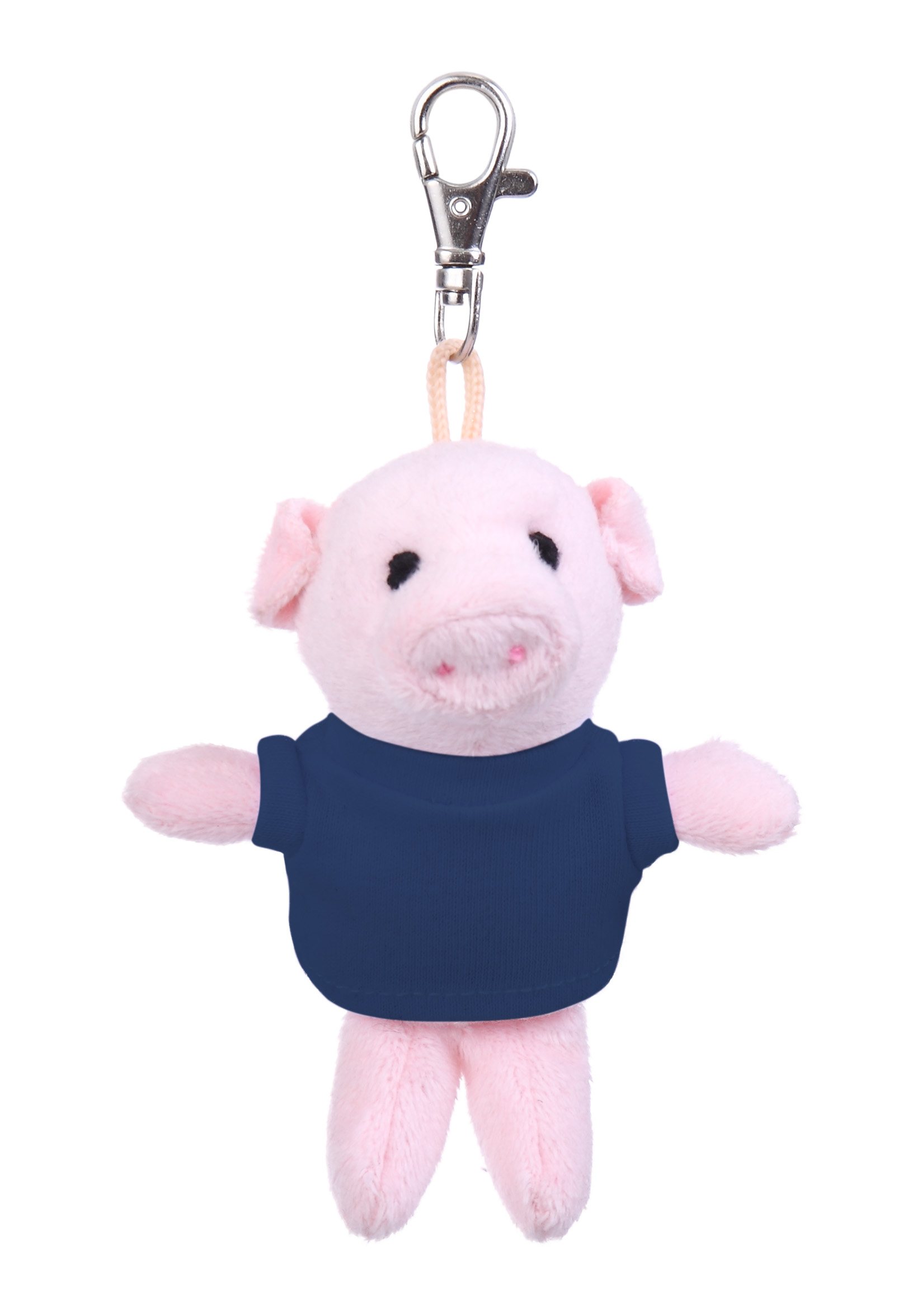 Soft Plush Pig Keychain with Tee 22