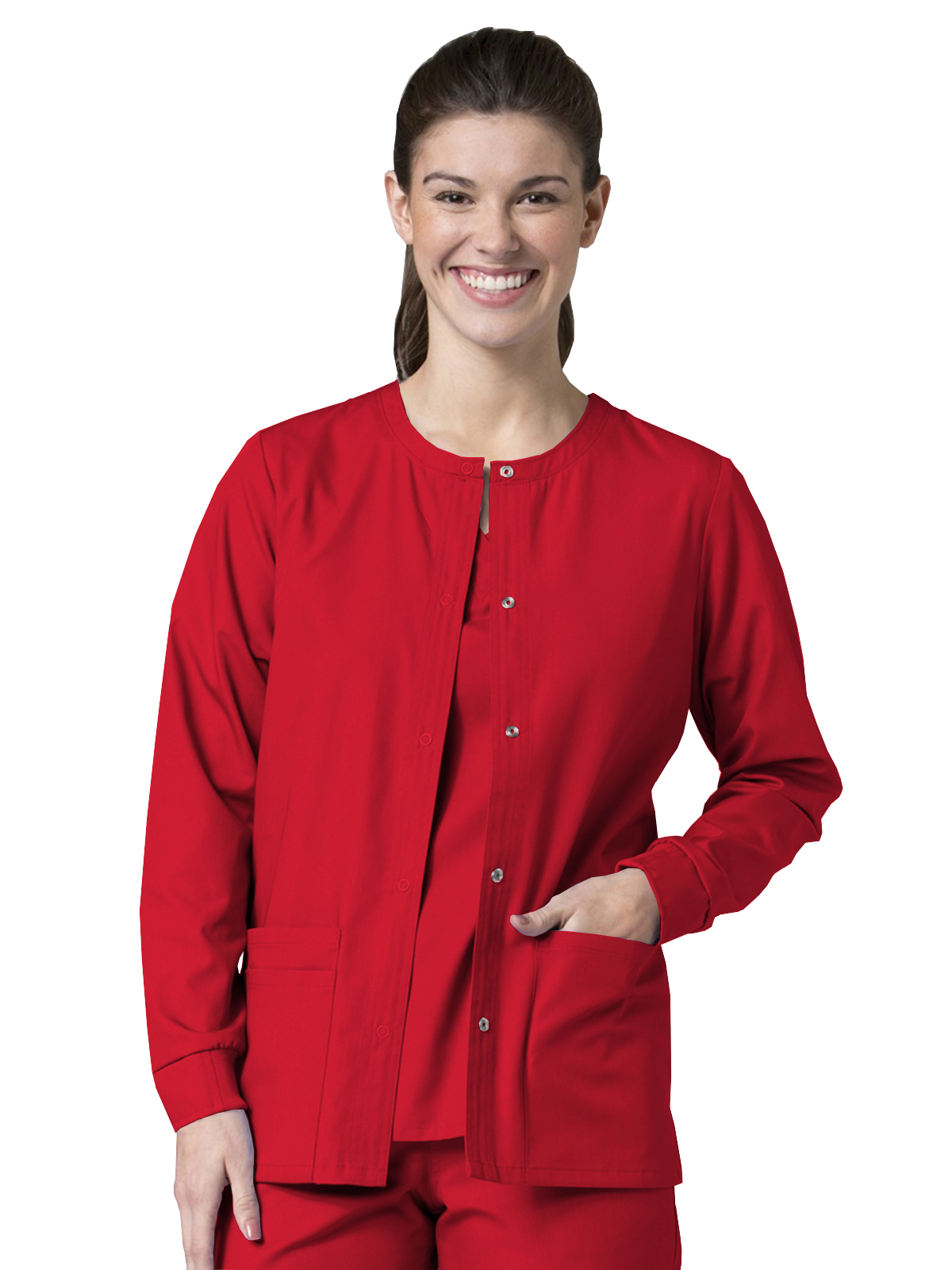 Maevn - Red Panda - Women's Four-Pocket Warm-Up Jacket