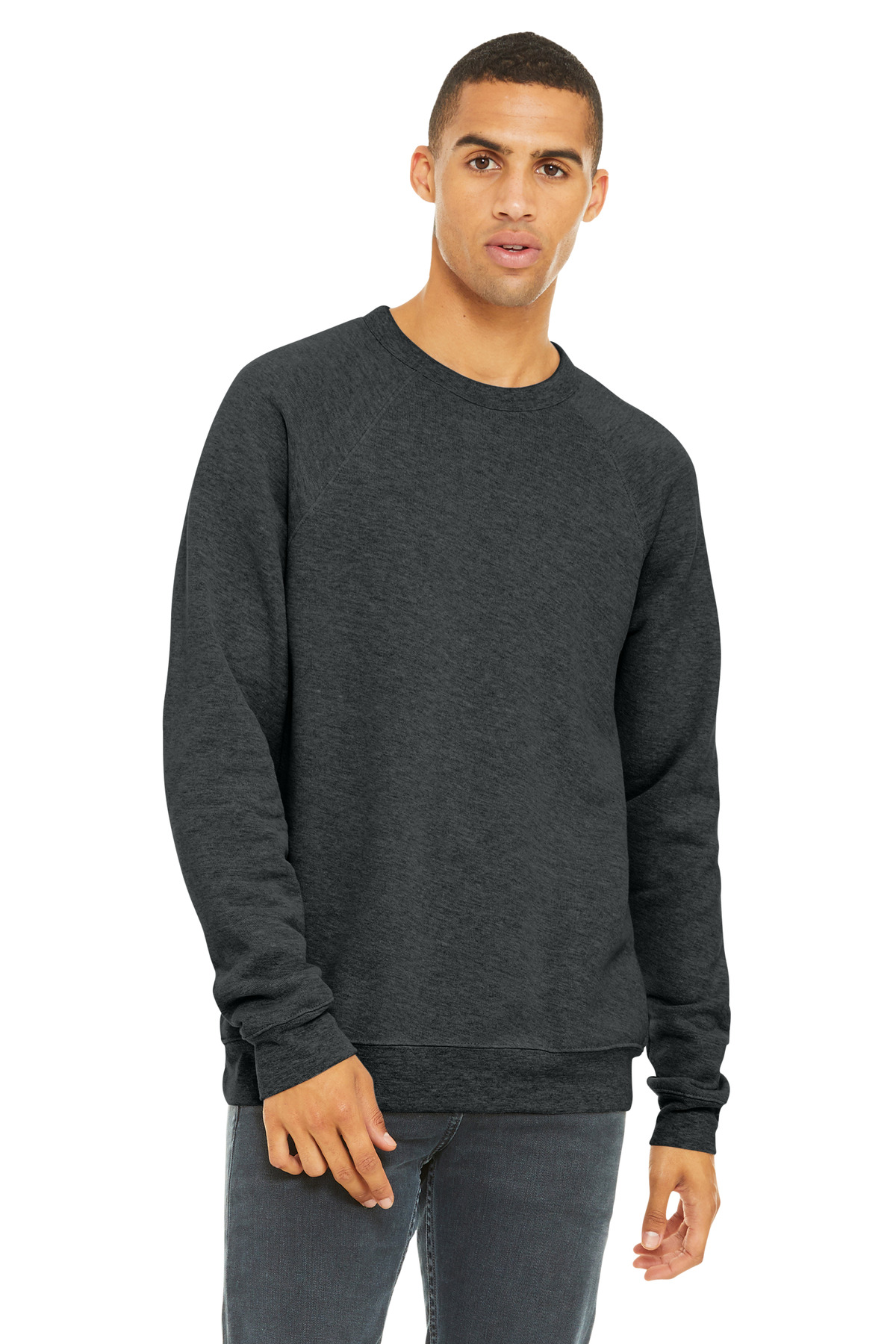 BELLA+CANVAS Unisex Sponge Fleece Raglan Sweatshirt. BC3901 31