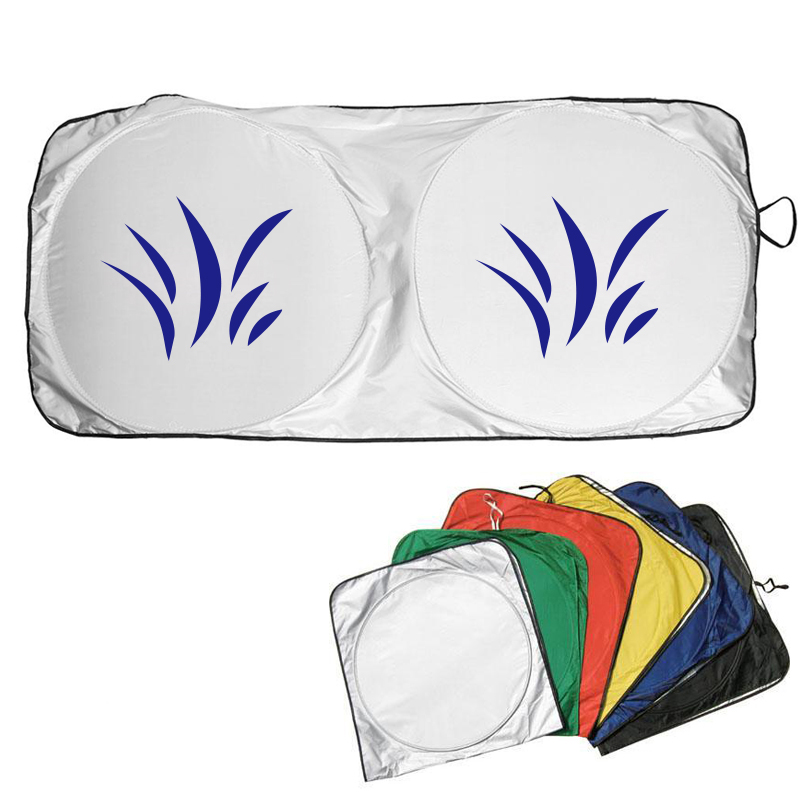 Spring Loop Dual Circle Auto Sunshade 1