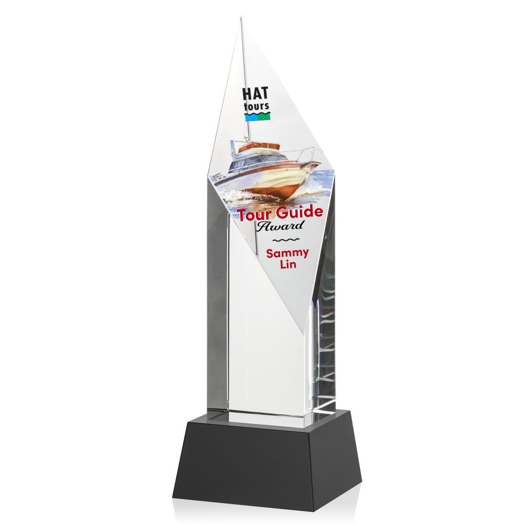 Vertex VividPrint™ Award on Base - Black 4