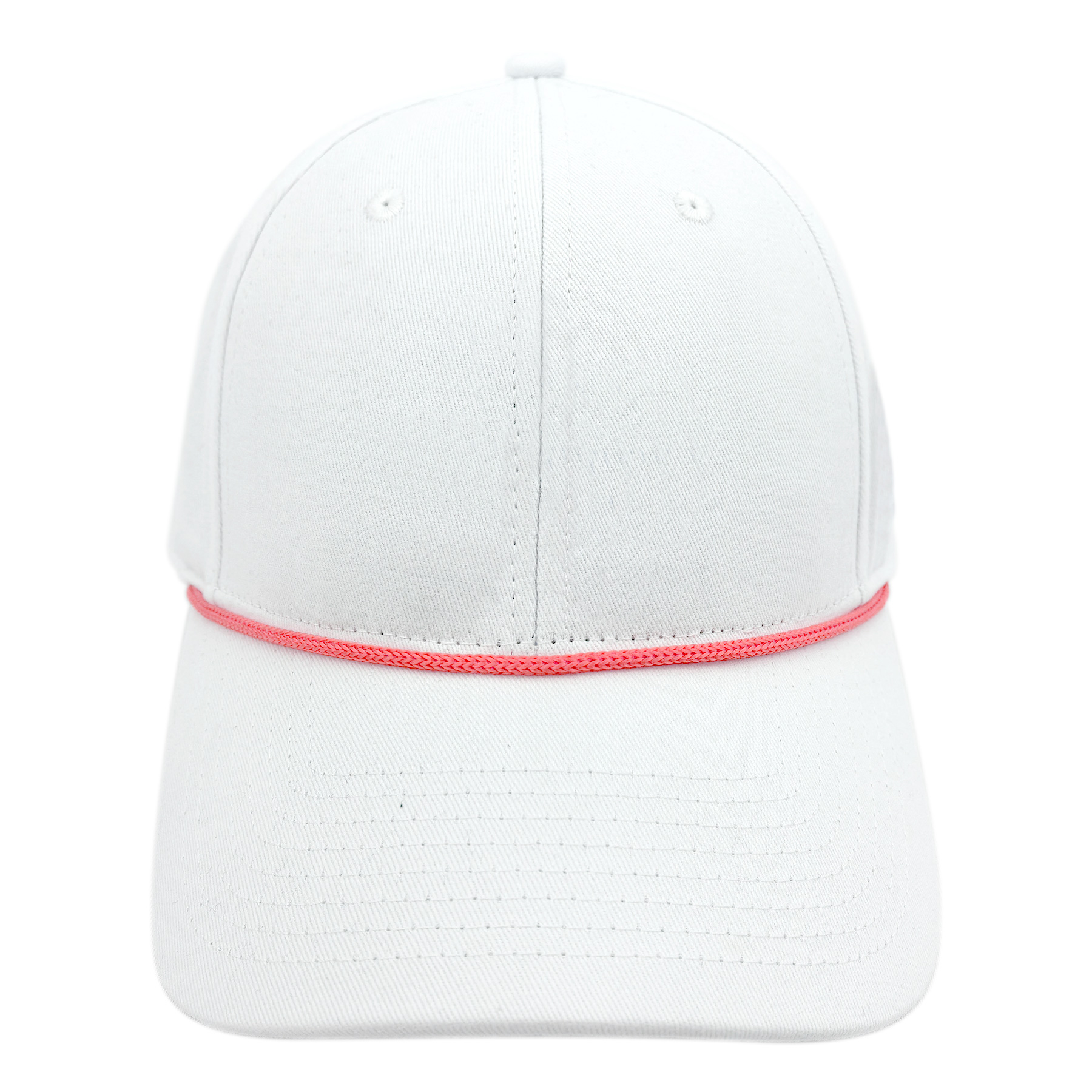 3D Embroidery 6-Panel Cotton Baseball Cap With Cord 7