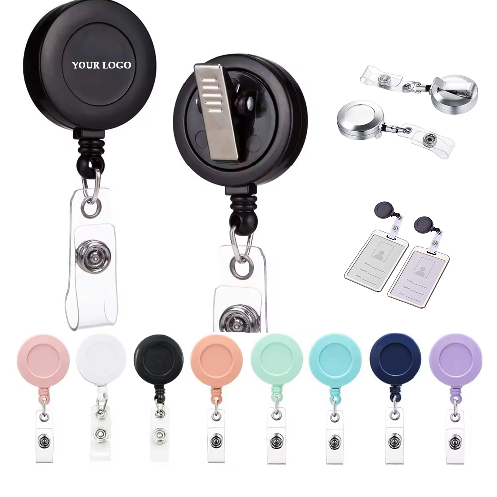 Round Retractable Badge Holder 3