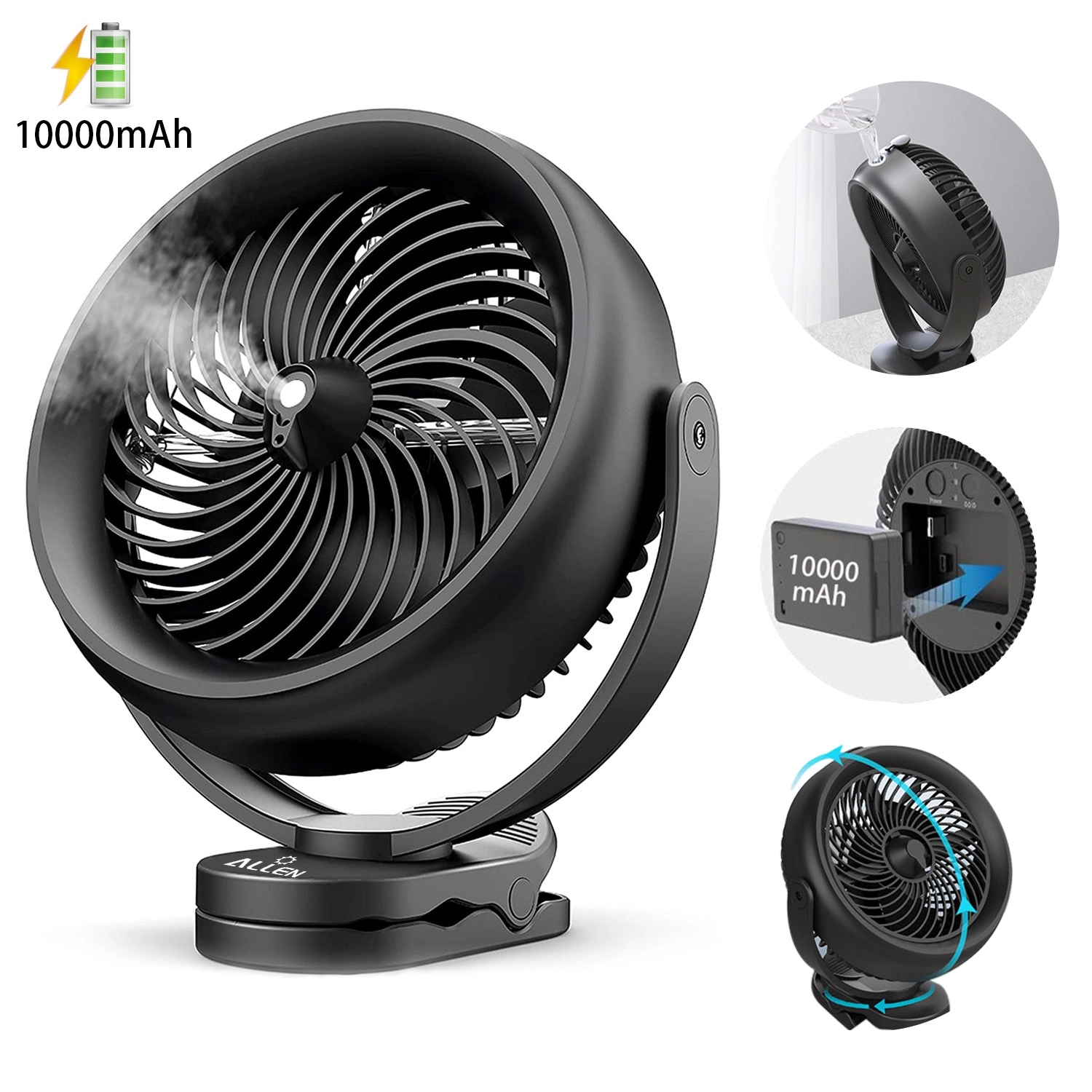 Cool Misting Fan With Clip 2