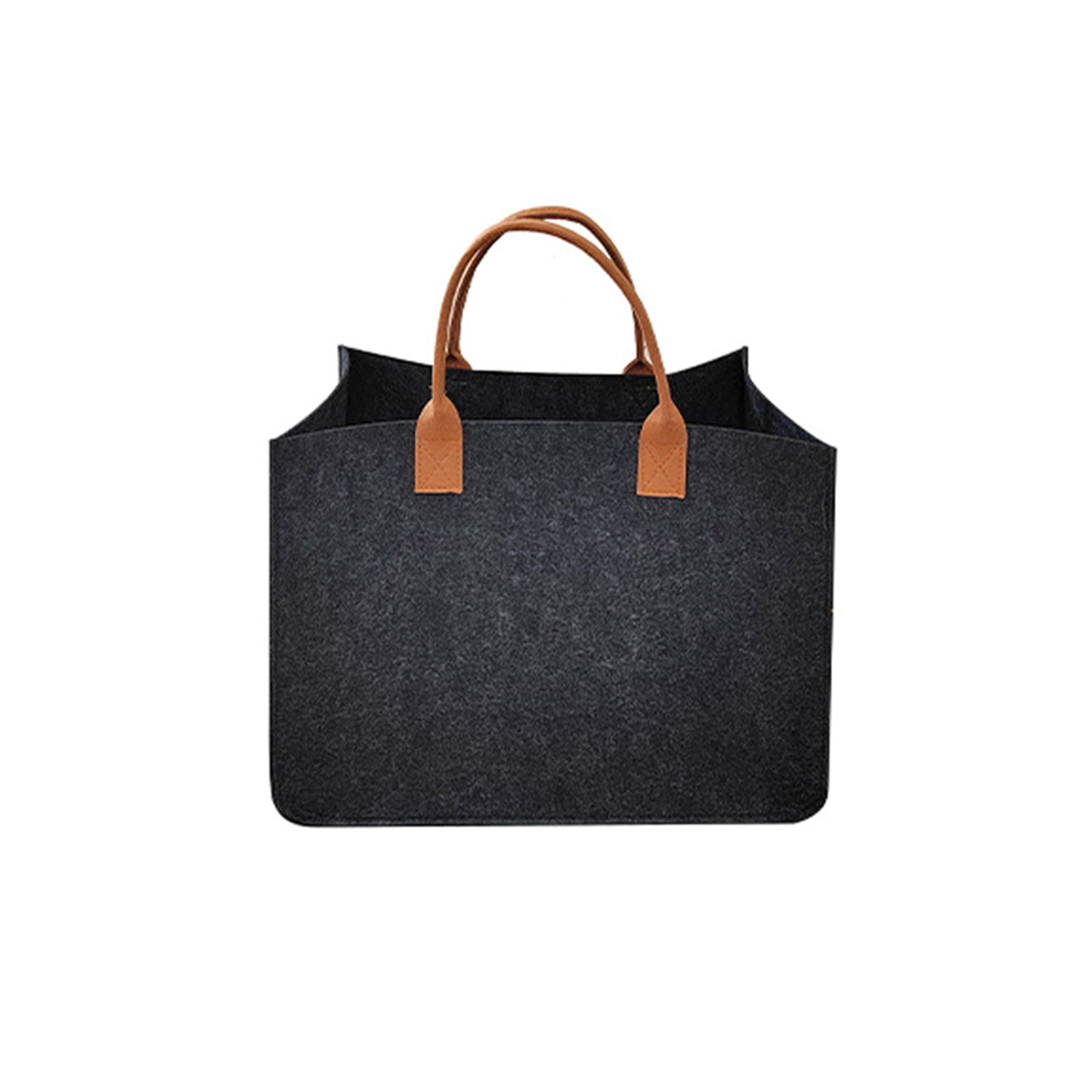 Foldable Felt Bag - Long Handles, Durable Design, custom tote bag with logo imprint 6