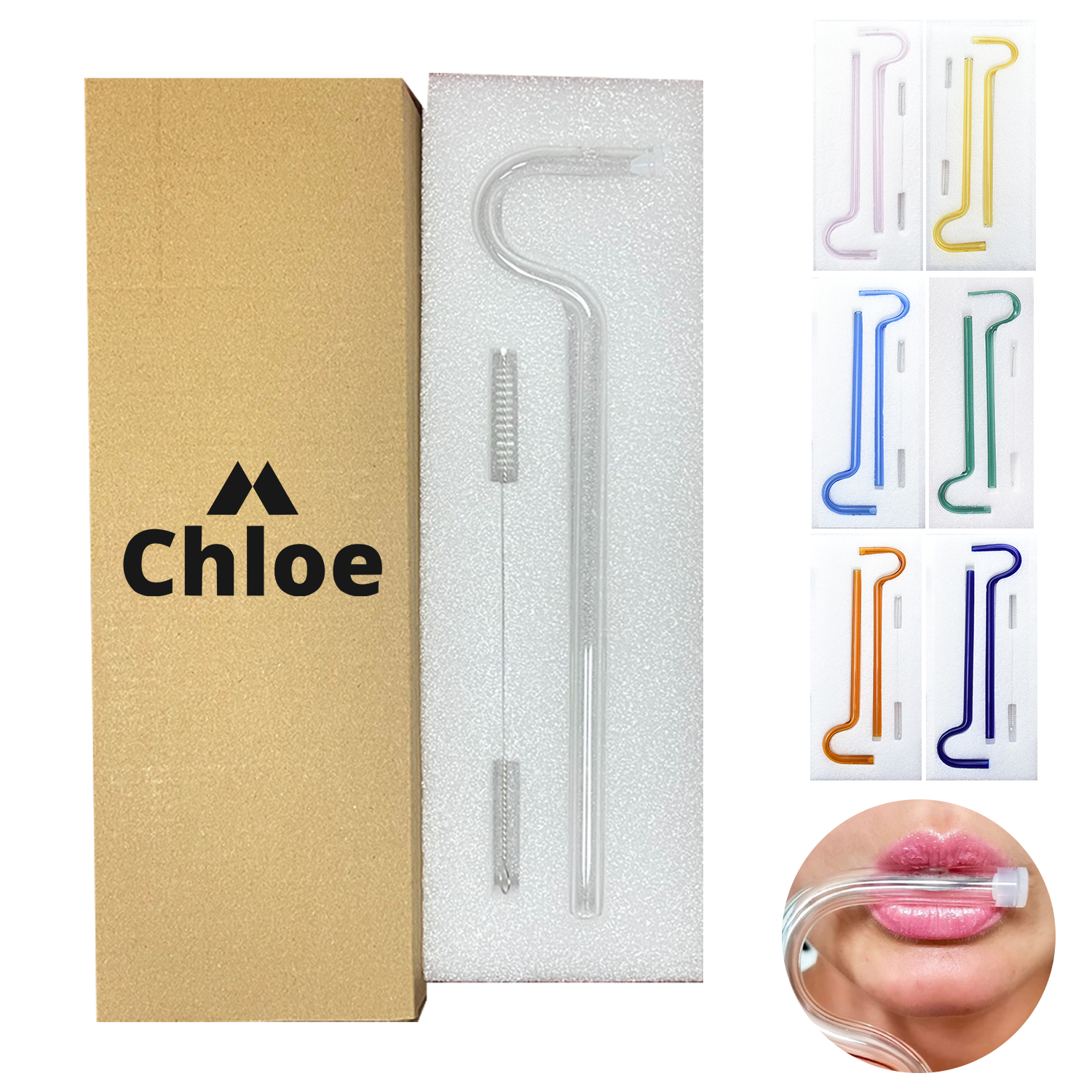Anti wrinkle glass straws 5