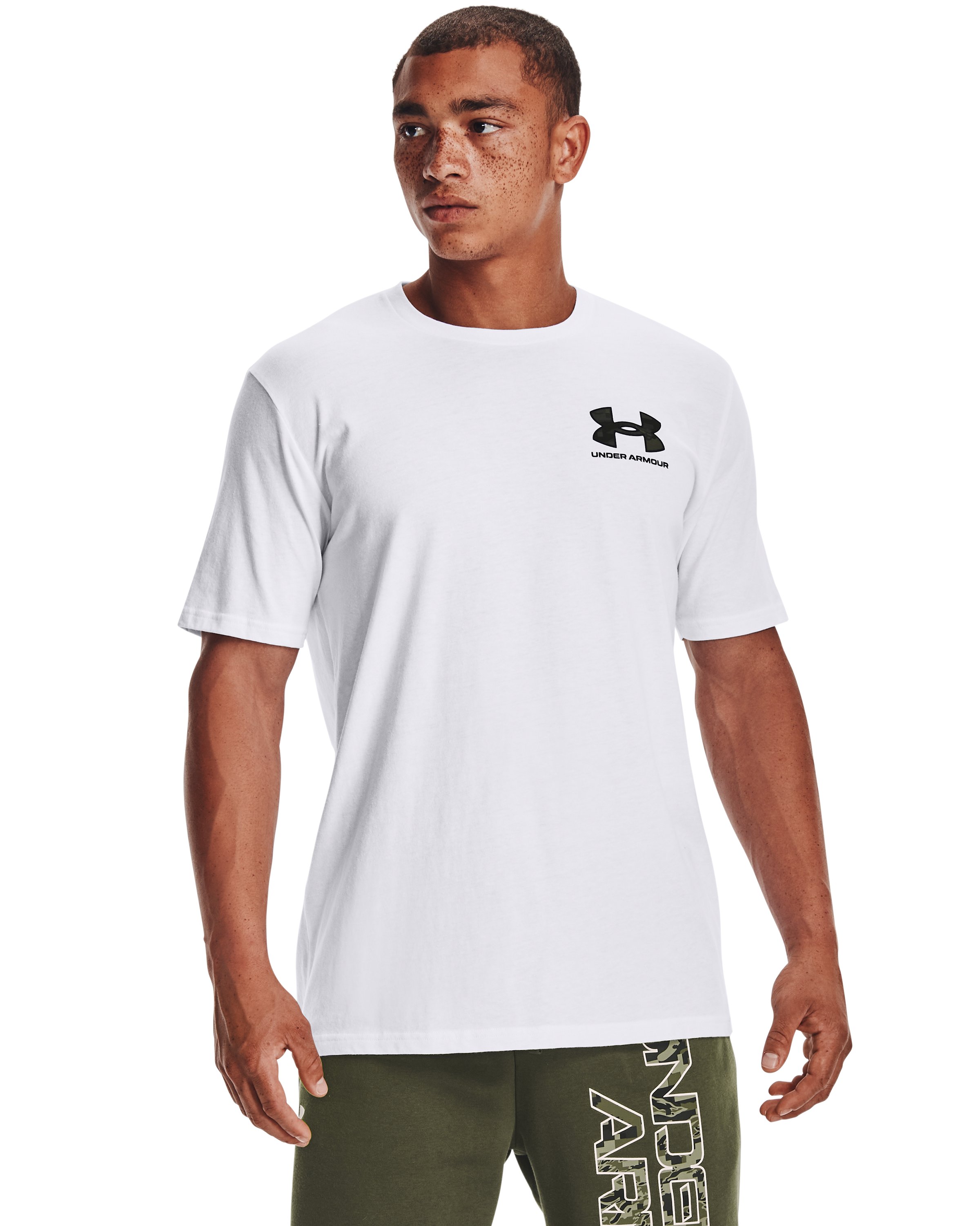 UA ABC Camo Fill Wordmark Men's Short Sleeve 5