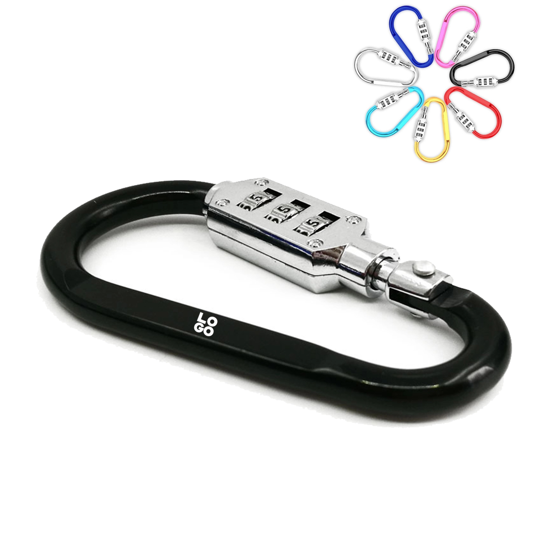 Aluminum Carabiner Password Lock 2