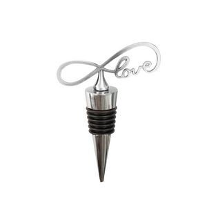 Stylish Ribbon Love Shaped Wine Cork Bottle Stopper 4