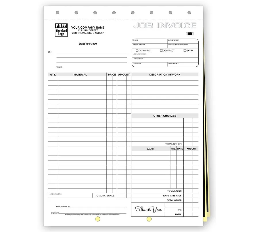Service Order / Invoice Forms 2