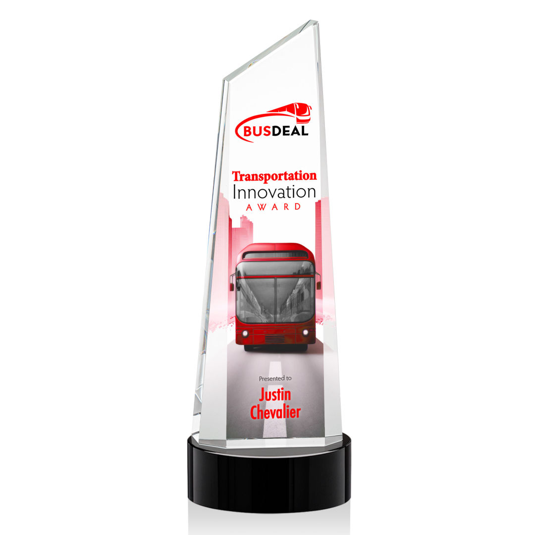 Belmont Tower VividPrint™ Award on Stanrich - Black 13