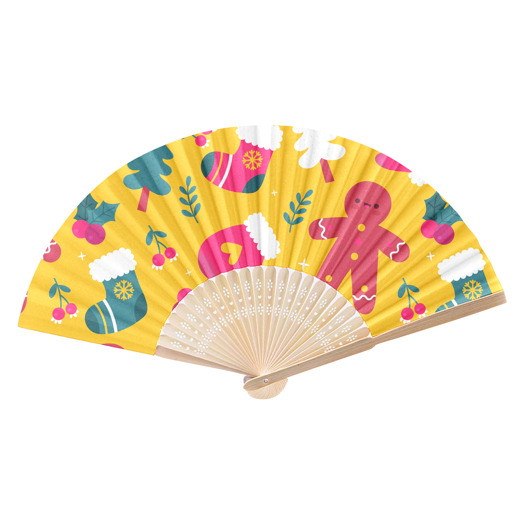 Foldable Bamboo Paper Fan 6