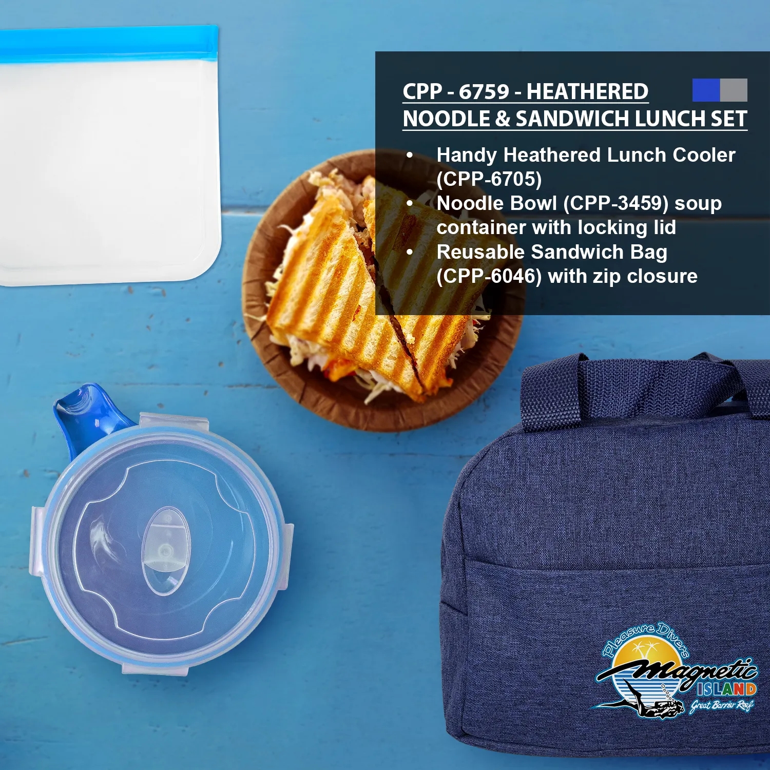 HEATHERED NOODLE & SANDWICH LUNCH SET 3