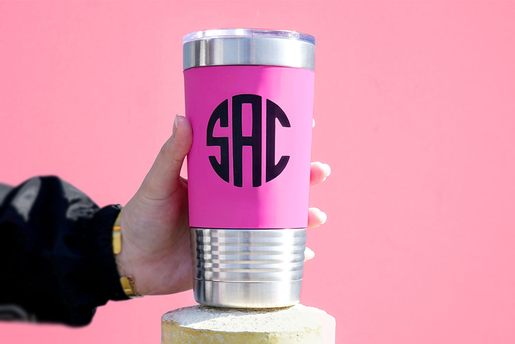 20 oz Silicone Grip Polar Camel Metal Tumbler 6